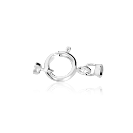 ROUND THIN CLASP WITH END CAPS