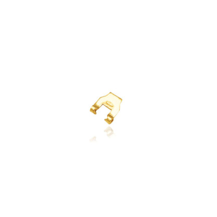 TALLONE CHIUSURE ORECCHINO OMEGA IN ORO GIALLO 14 KT