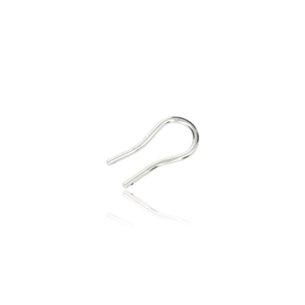 CLIP OMEGA PICCOLA IN ORO BIANCO 9 KT