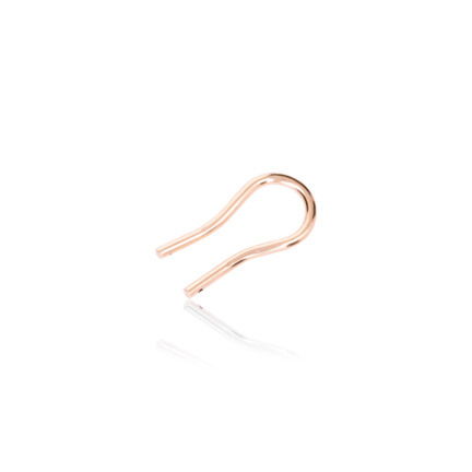 CLIP OMEGA MEDIA IN ORO ROSSO 18 KT
