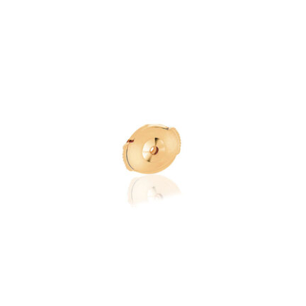 FARFALLINA LISCIA SPECIALE CON PULSANTI LATERALI IN ORO ROSSO 18KT