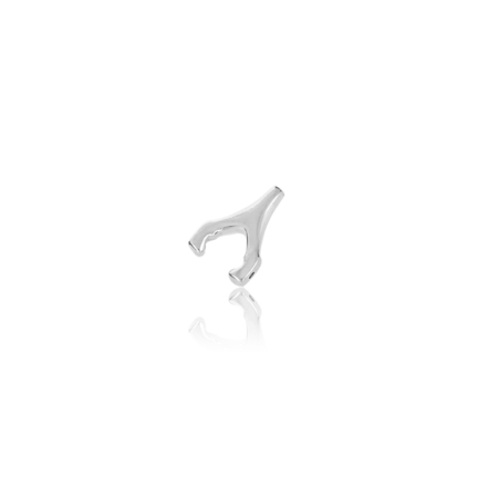 TALLONE CHIUSURE ORECCHINO OMEGA CON RODIATURA 14 KT