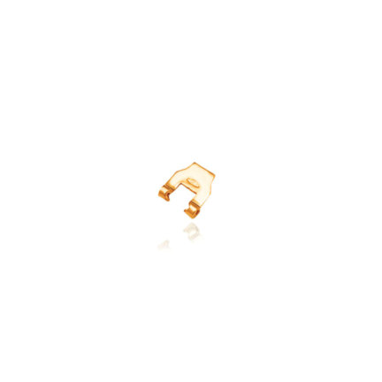 TALLONE CHIUSURE ORECCHINO OMEGA IN ORO ROSSO 14 KT