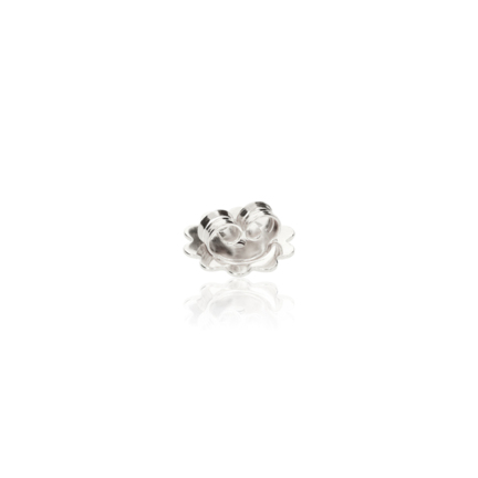 FARFALLINA A MARGHERITA IN ORO BIANCO 18 KT