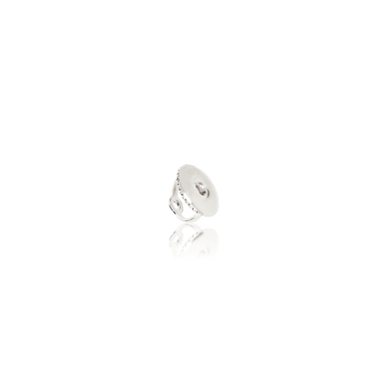 FARFALLINA A VITE IN ORO BIANCO 14 KT