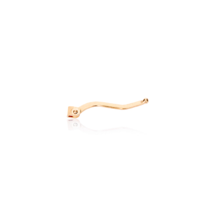 EAR POSTS IN RED GOLD 18 KT