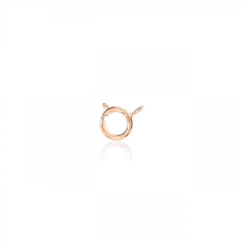 ANELLINO A MOLLA CLASSICO LEGGERO IN ORO ROSSO 14 KT