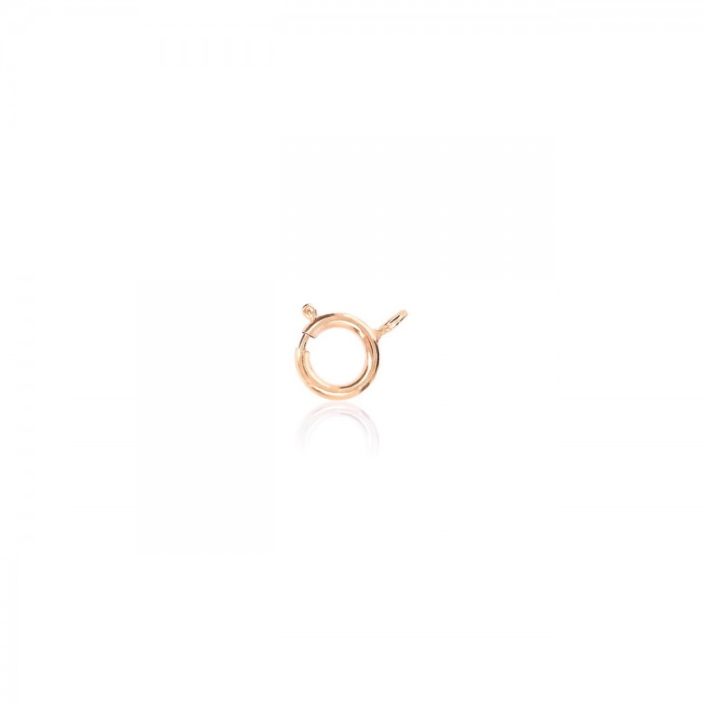 ANELLINO A MOLLA CLASSICO LEGGERO IN ORO ROSSO 9 KT