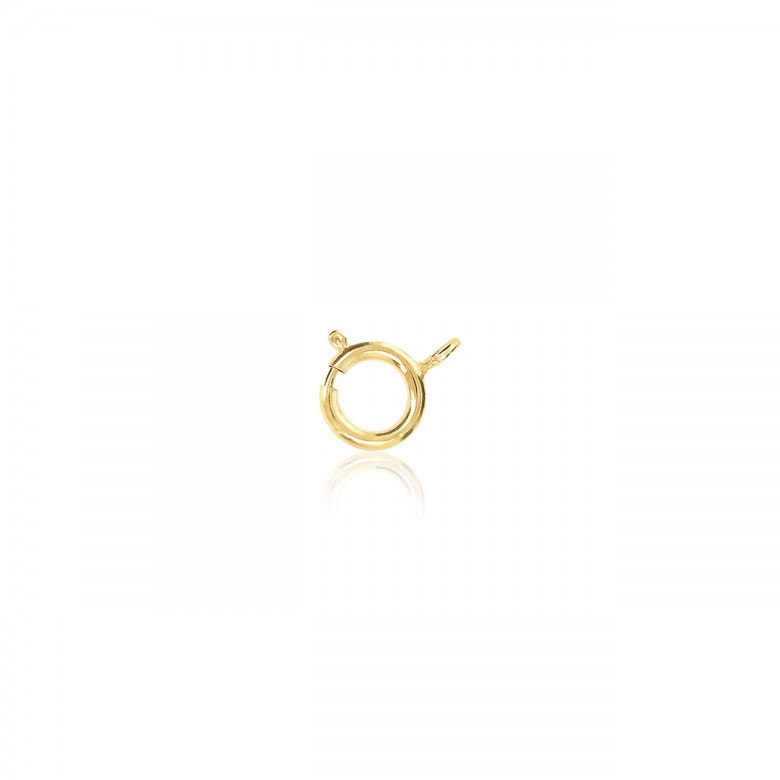 ANELLINO A MOLLA CLASSICO LEGGERO IN ORO GIALLO 14 KT