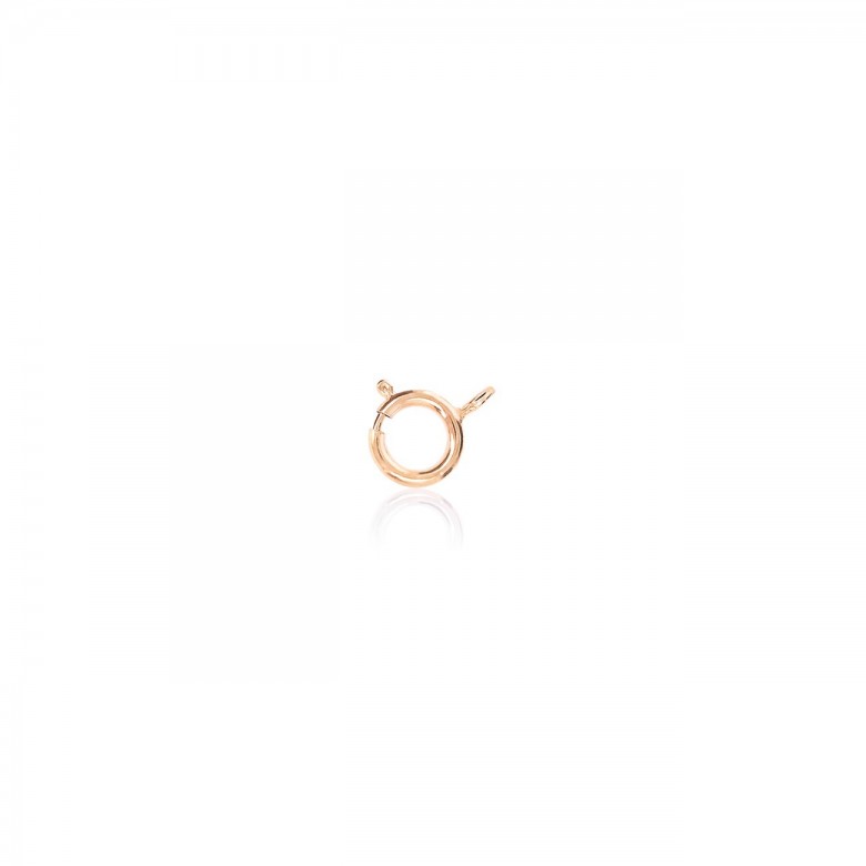 ANELLINO A MOLLA CLASSICO LEGGERO IN ORO ROSSO 9 KT
