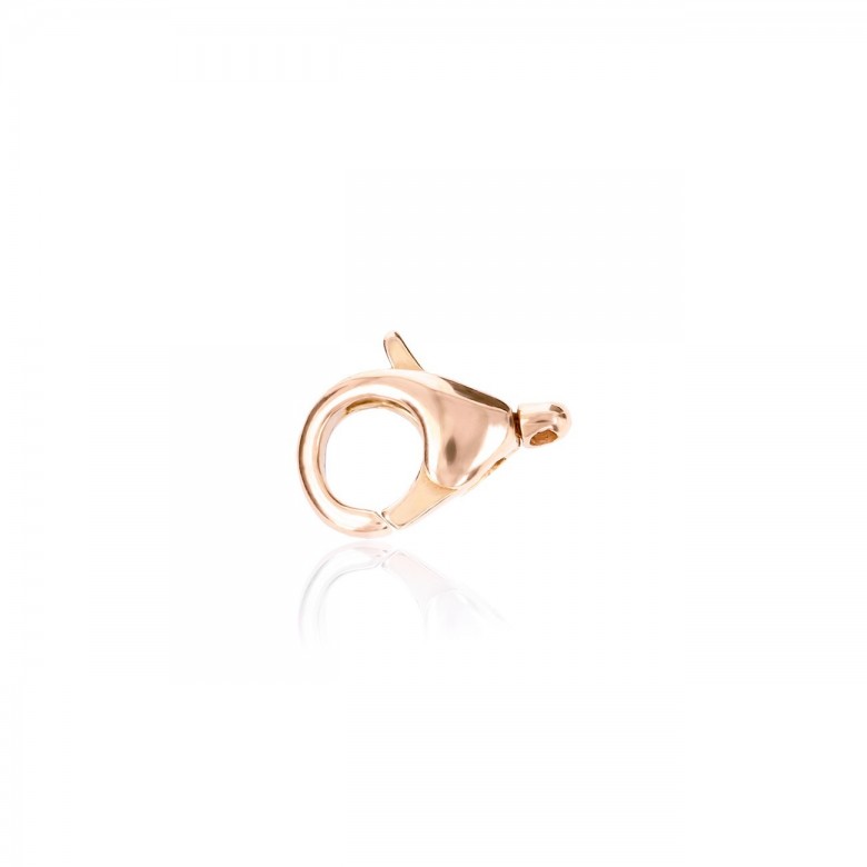 CASTED CLASP WITH MOVABLE END IN RED GOLD 18 KT