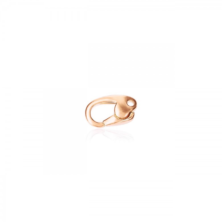 CHIUSURA MICROFUSA A GOCCIA IN ORO ROSSO 18 KT