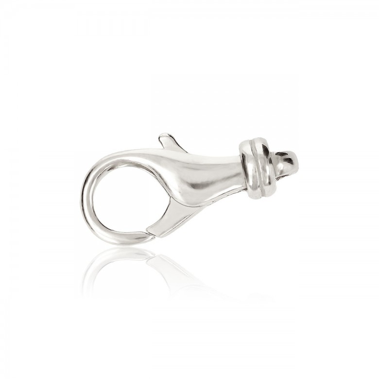 CHIUSURA MICROFUSA A PAPPAGALLO IN ARGENTO 925