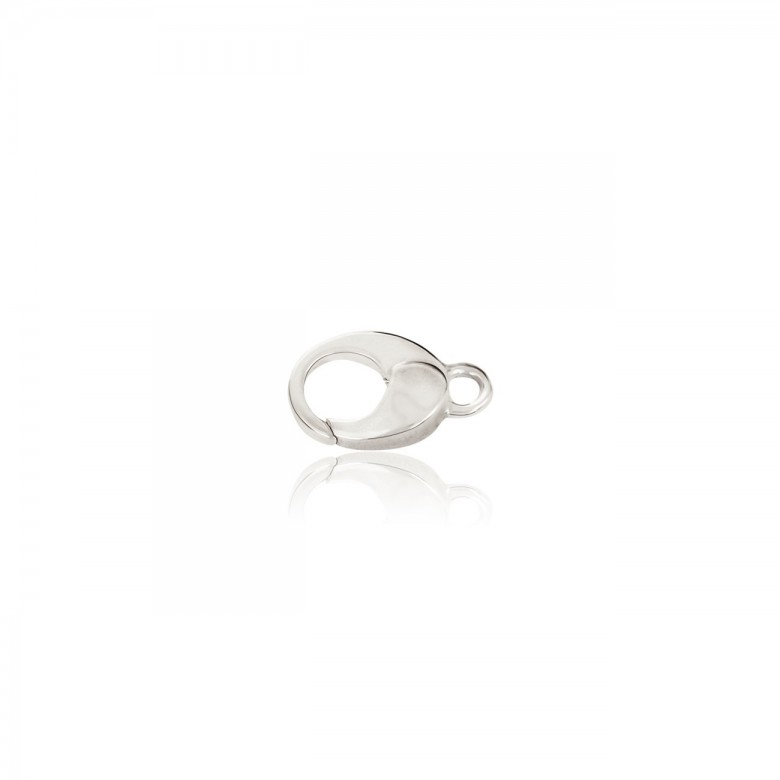 CHIUSURA MICROFUSA SENZA CRICCHETTO IN ORO BIANCO 14 KT