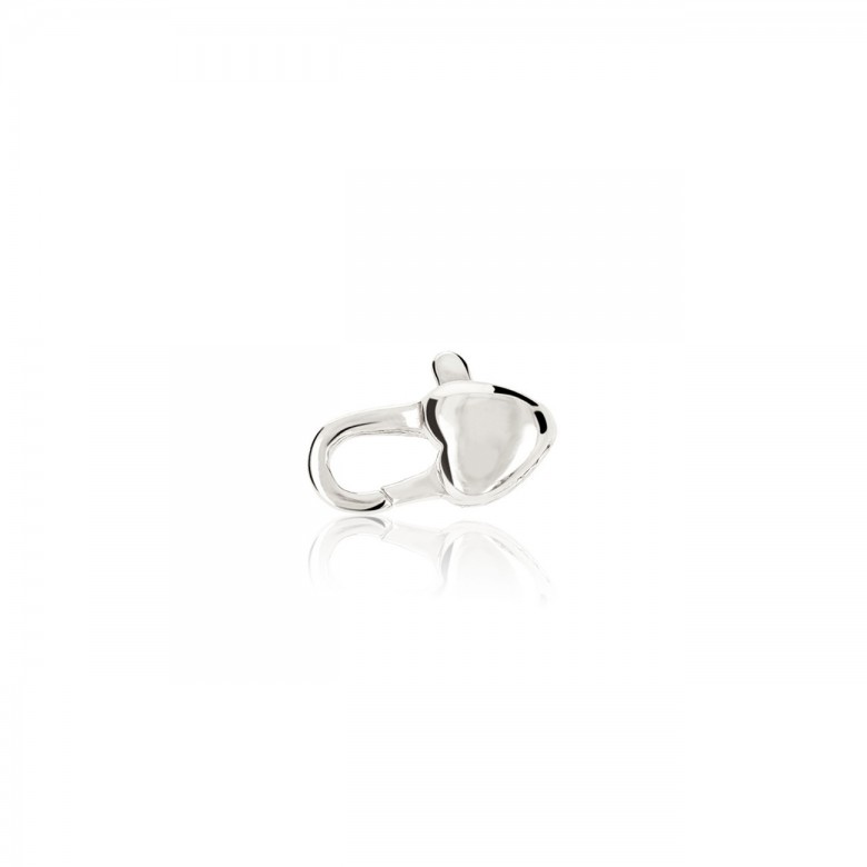 CHIUSURA MICROFUSA A CUORE IN ARGENTO 925