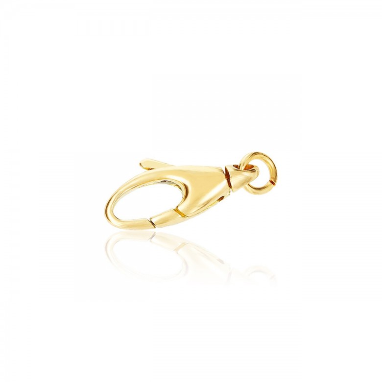 CHIUSURA MICROFUSA CON FINALE MOBILE IN ORO GIALLO 18 KT