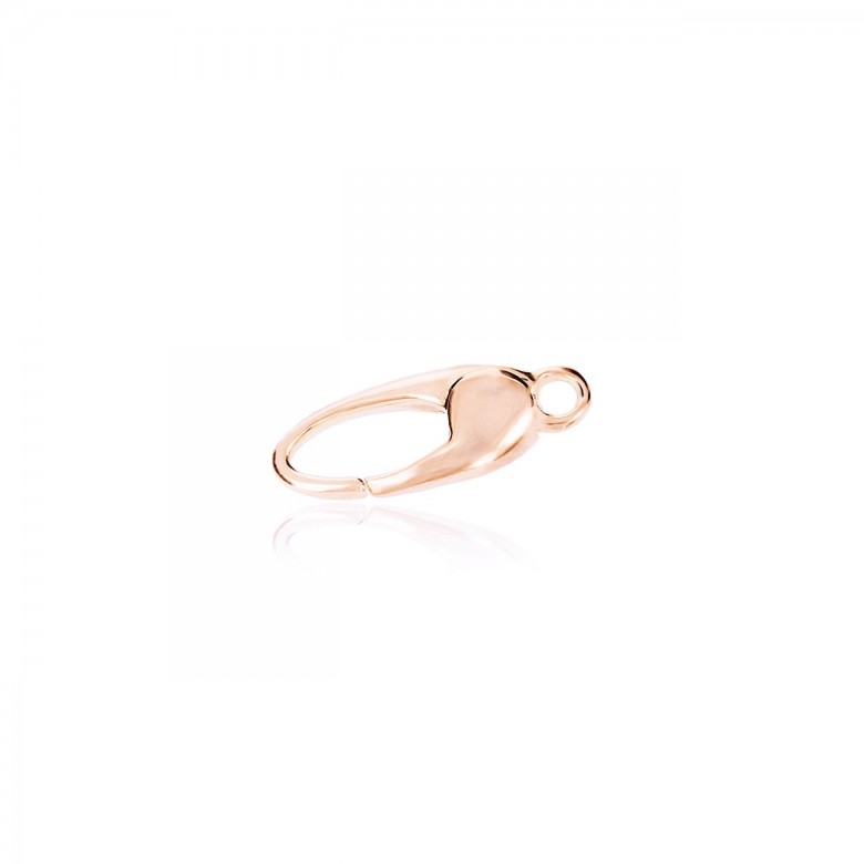 DROP CASTED CLASP WITHOUT LEVER IN RED GOLD 18 KT