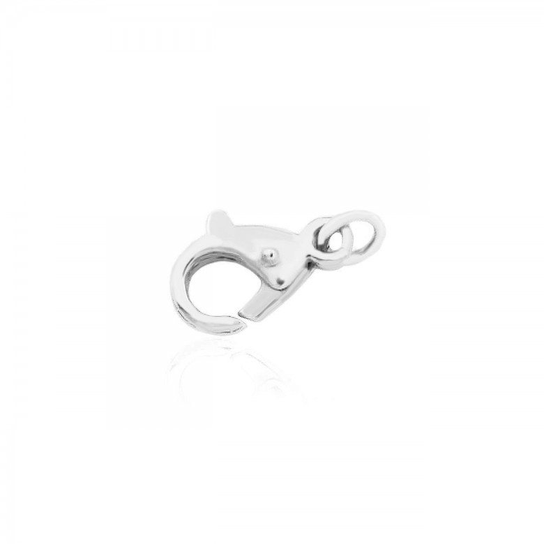 CHIUSURA MICROFUSA A PAPPAGALLO IN ARGENTO 925