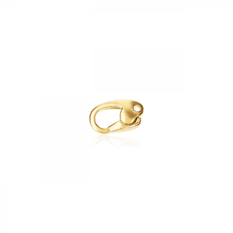 CHIUSURA MICROFUSA A GOCCIA IN ORO GIALLO 9 KT