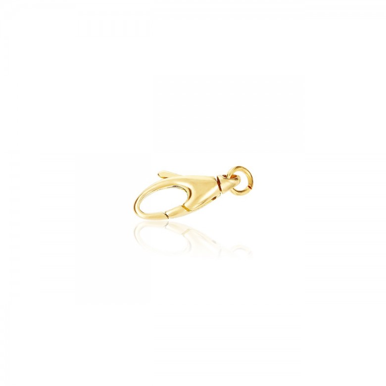 CHIUSURA MICROFUSA CON FINALE MOBILE IN ORO GIALLO 9 KT