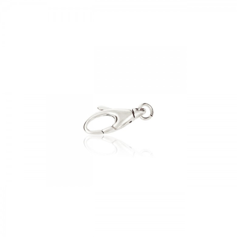 CHIUSURA MICROFUSA CON FINALE MOBILE IN ARGENTO 925