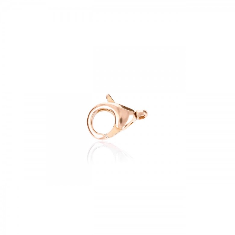 CASTED CLASP WITH MOVABLE END IN RED GOLD 18 KT