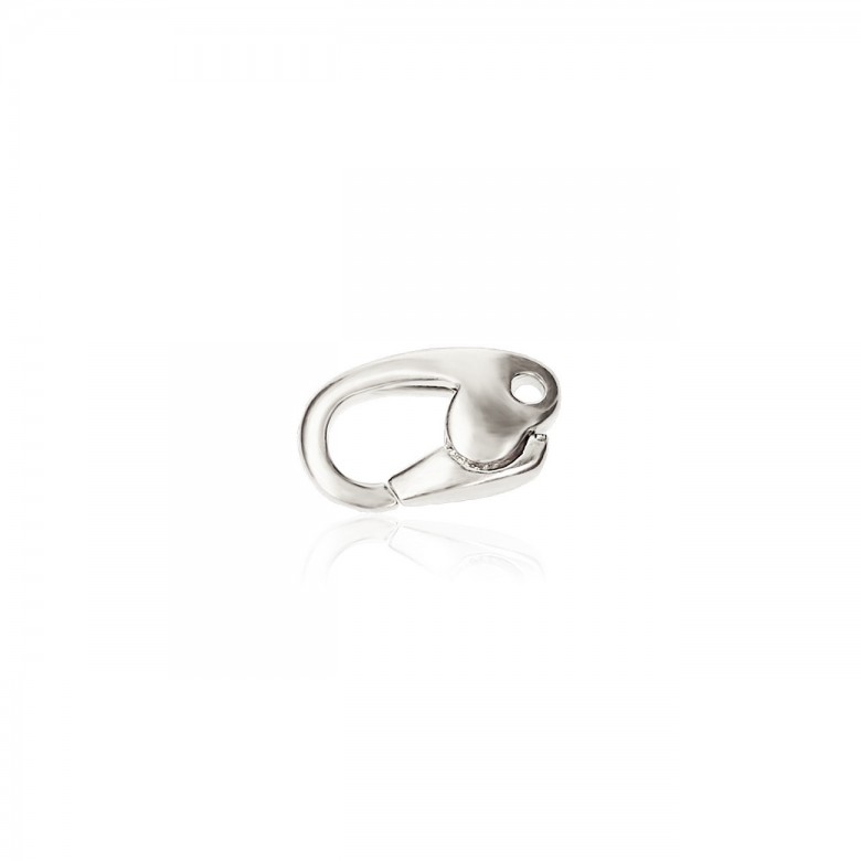 CHIUSURA MICROFUSA A GOCCIA IN ARGENTO 925