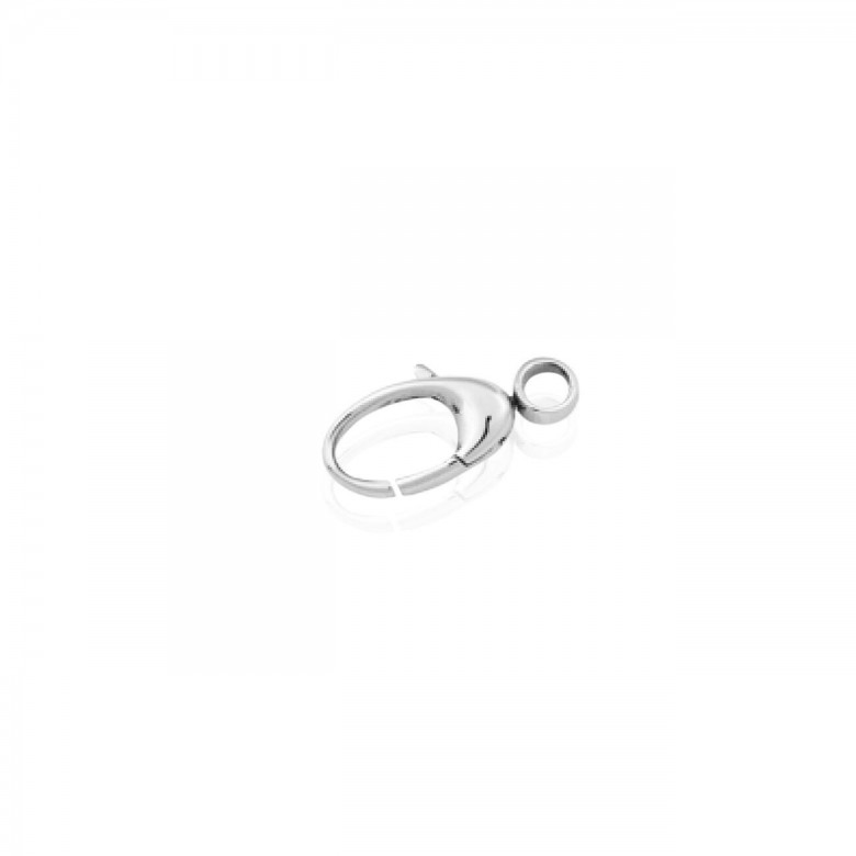 CHIUSURA SOTTILE CON ANELLINO MOBILE FINALE IN ARGENTO 925