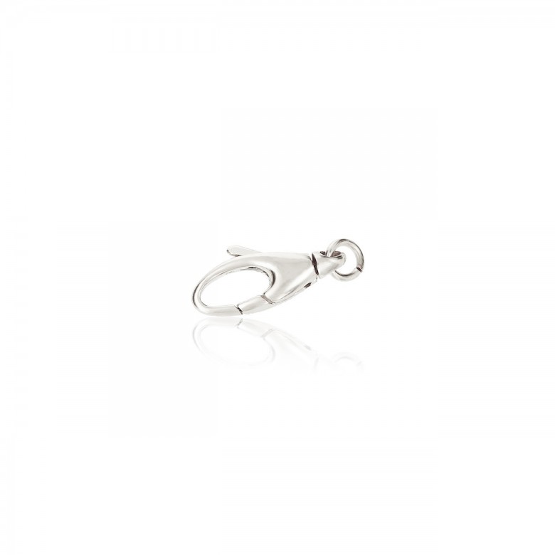 CHIUSURA MICROFUSA CON FINALE MOBILE IN ARGENTO 925