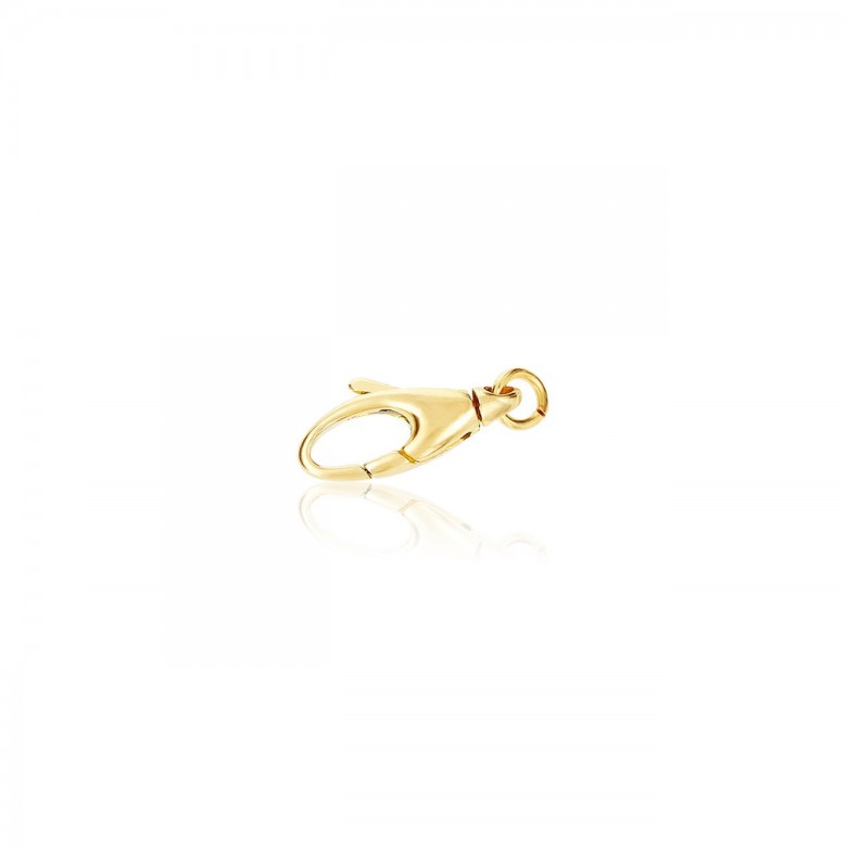 CHIUSURA MICROFUSA CON FINALE MOBILE IN ORO GIALLO 18 KT