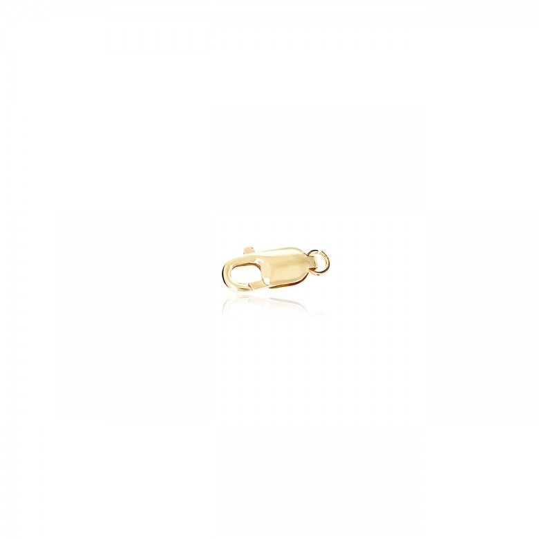 CHIUSURA ARAGOSTA STAMPATA IN ORO GIALLO 14 KT