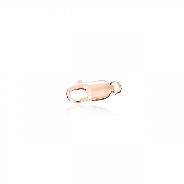 CHIUSURA ARAGOSTA STAMPATA IN ORO ROSSO 14 KT