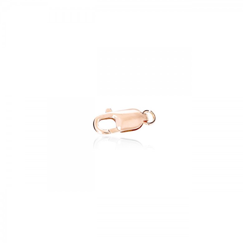 CHIUSURA ARAGOSTA STAMPATA IN ORO ROSSO 14 KT