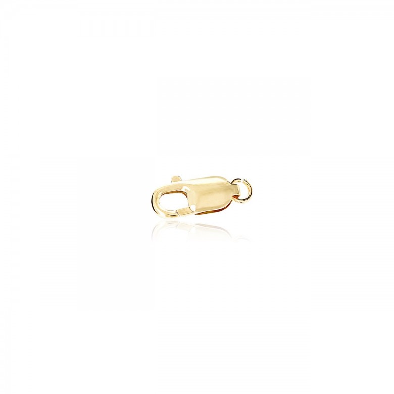 CHIUSURA ARAGOSTA STAMPATA IN ORO GIALLO 9 KT