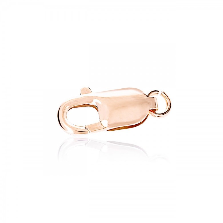 CHIUSURA ARAGOSTA STAMPATA IN ORO ROSSO 9 KT