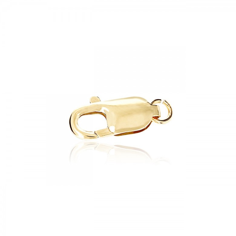 CHIUSURA ARAGOSTA STAMPATA IN ORO GIALLO 18 KT