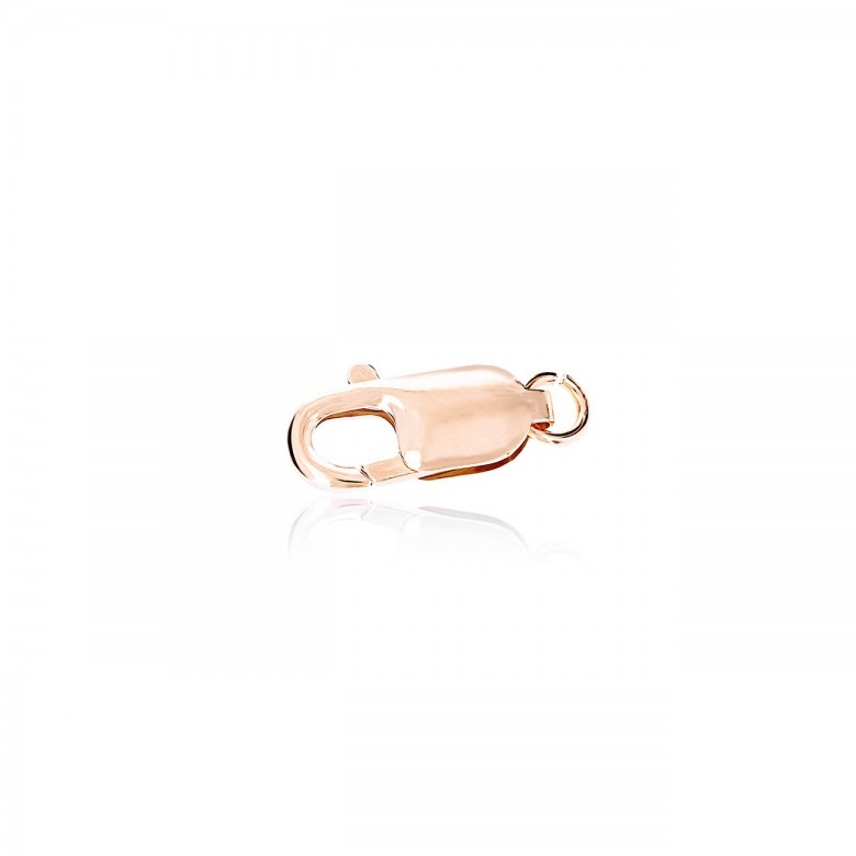 CHIUSURA ARAGOSTA STAMPATA IN ORO ROSSO 18 KT