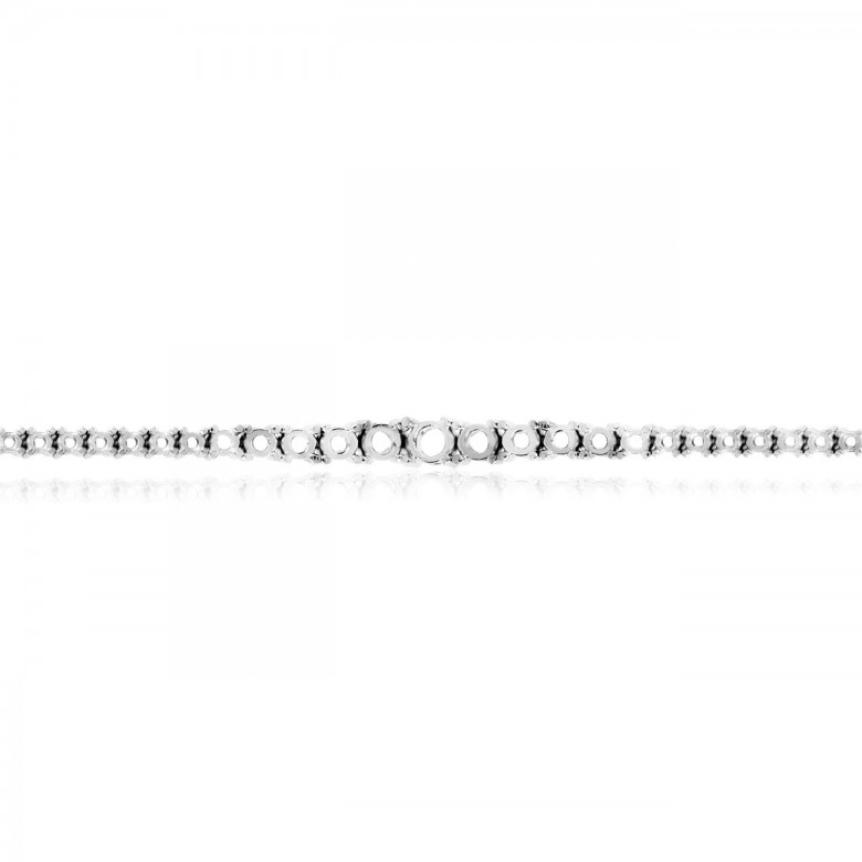 BRACCIALE TENNIS A SCALARE IN PLATINO 950