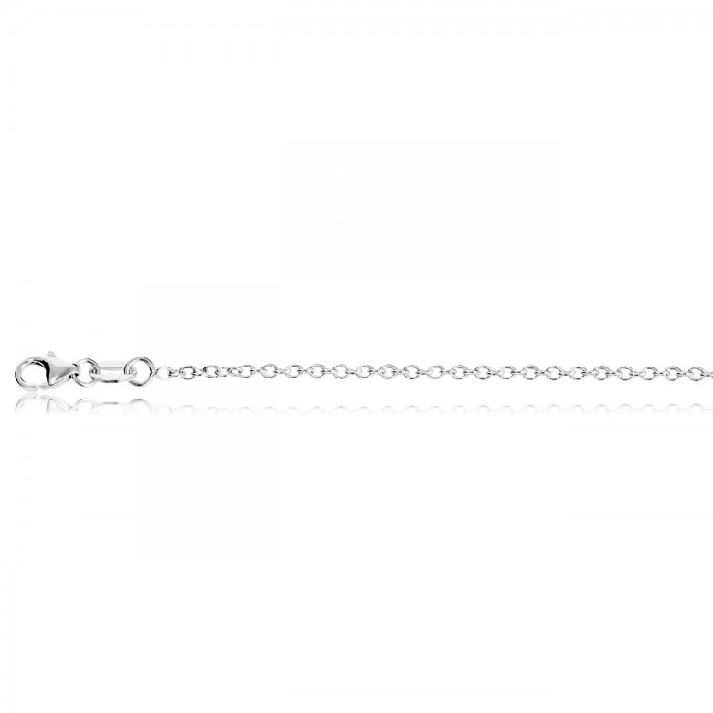 FINISHED CABLE CHAIN WITH RHODIUM TREATMENT 18 KT