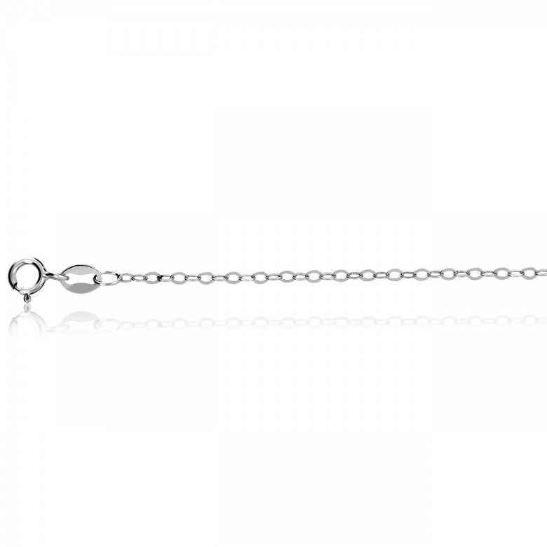 FINISHED CABLE CHAIN WITH RHODIUM TREATMENT 18 KT