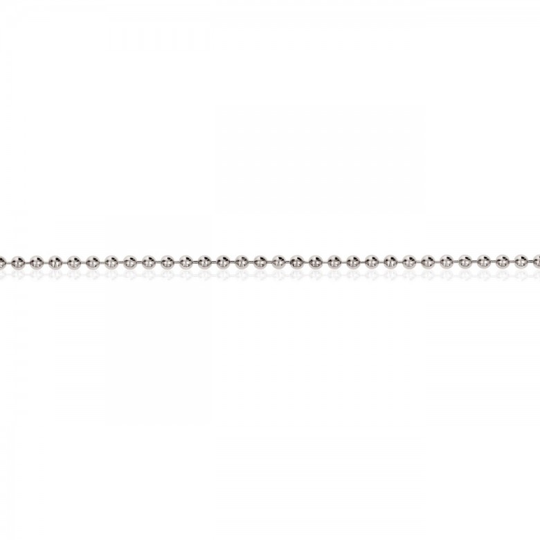 BEAD CHAIN IN SILVER 925