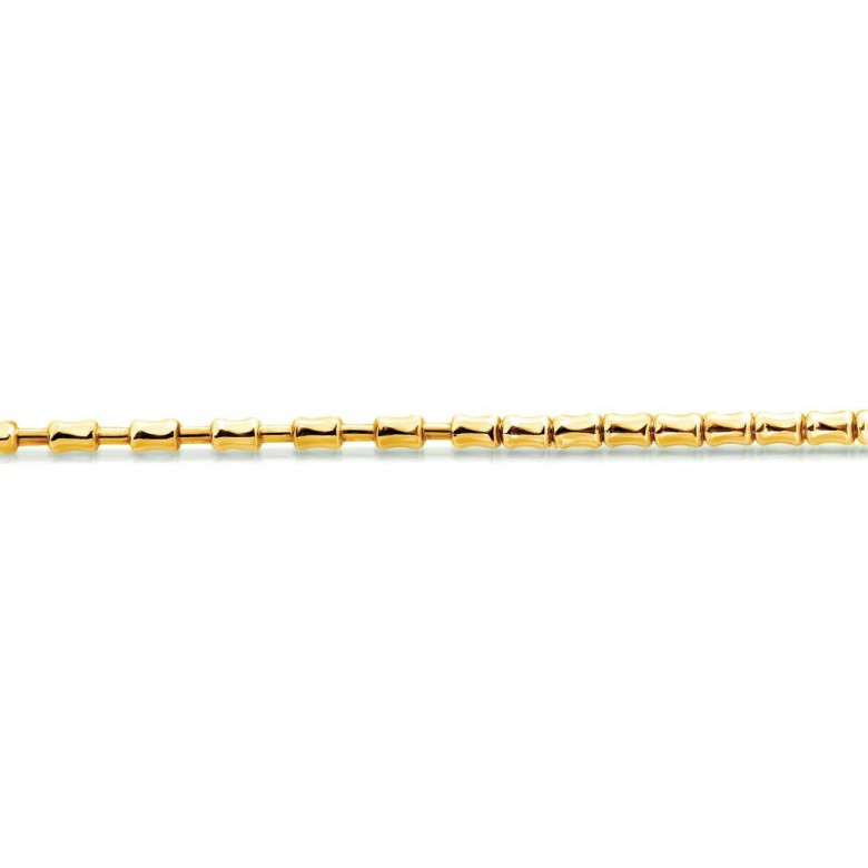 SPRING BAMBOO CHAIN IN YELLOW GOLD 18 KT