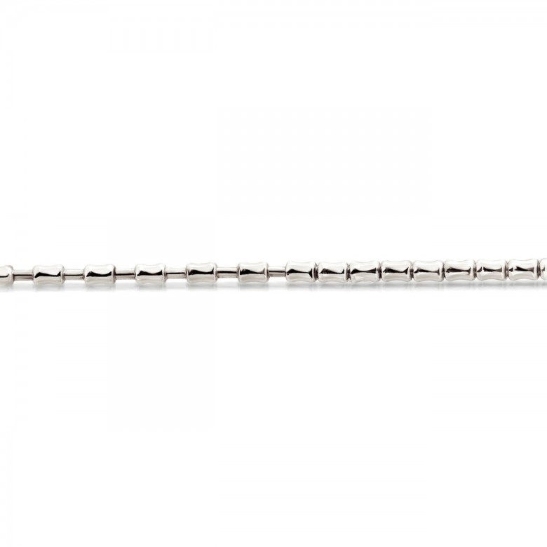 SPRING BAMBOO CHAIN IN SILVER 925