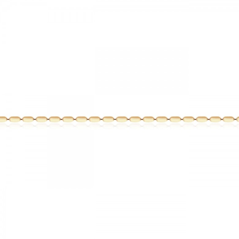 CATENA A CILINDRI IN ORO GIALLO 18 KT
