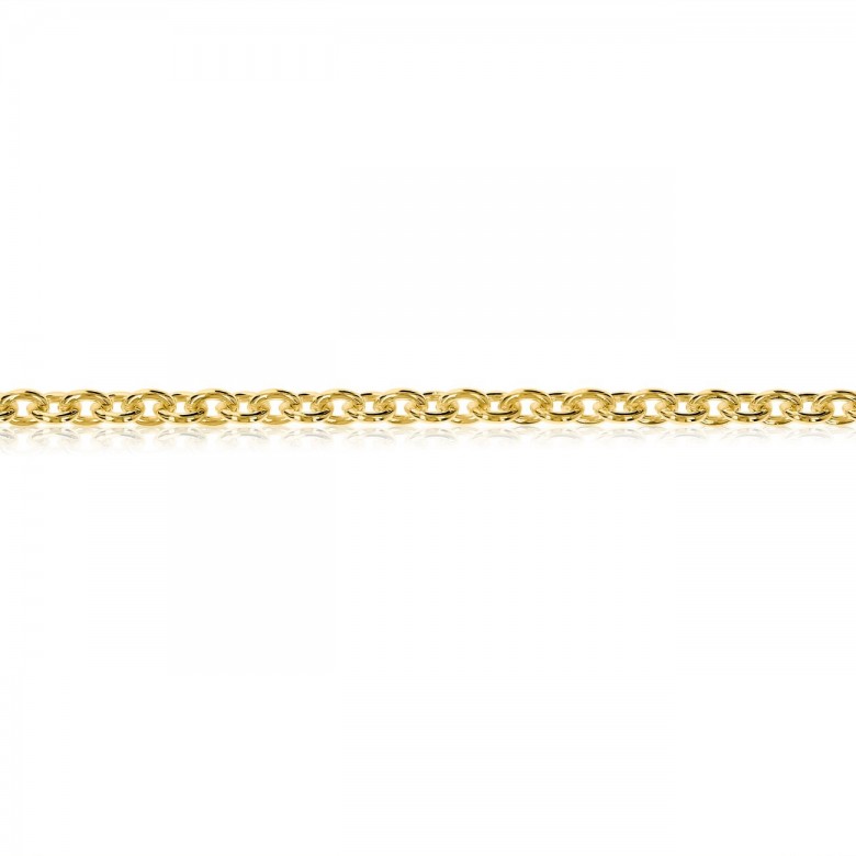 CATENA FORZATINA IN ORO GIALLO 18 KT