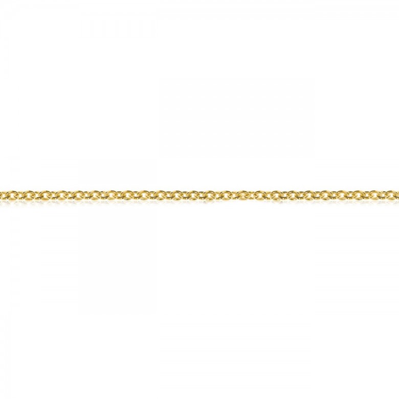 POLISHED CABLE CHAIN IN YELLOW GOLD 9 KT