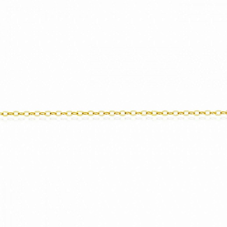 POLISHED CABLE CHAIN IN YELLOW GOLD 14 KT
