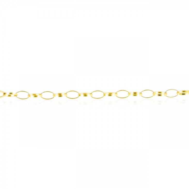 FANCY LINK CHAIN IN YELLOW GOLD 14 KT
