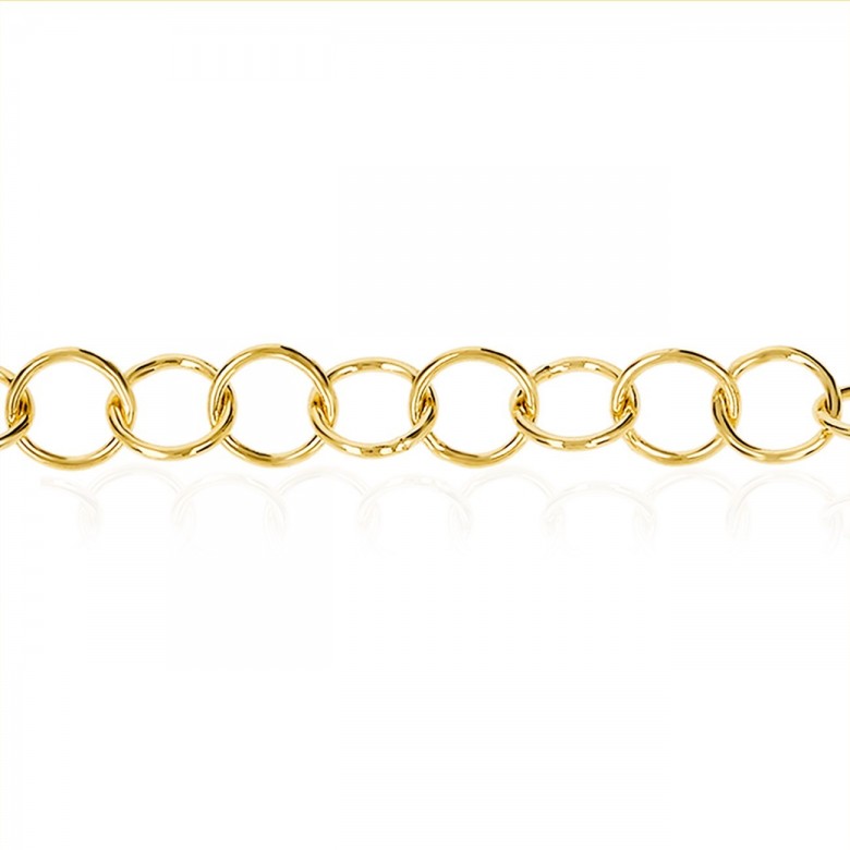 FANCY LINK CHAIN IN YELLOW GOLD 18 KT