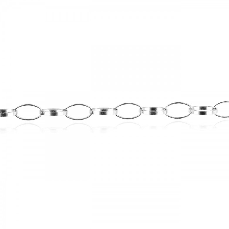 FANCY LINK CHAIN IN SILVER 925